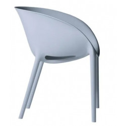 5 chaises empilable Dirade Soft Egg by Philippe Starck 430€ht