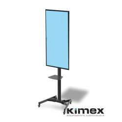 Support d'écran mobile multimédia d'occasions kimex 30-1200 pour ecan 70 pouces
