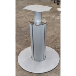 pied central aluminium design pour table 10 places de réunion marqueteries occasion visible à Bordeaux 33000