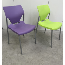 Lot de 6 Chaises cafétéria-visiteurs Ioko