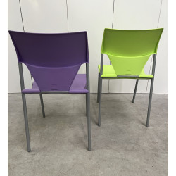 Lot de 6 Chaises cafétéria-visiteurs Ioko