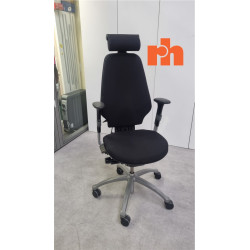 Fauteuil ergonomique médical RH logic 400 noir occasion pas cher economie circulaire