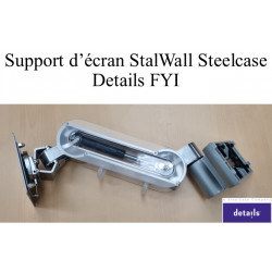 Support d'écran occasion Steelcase Details FYI seconde main pas cher economie circulaire