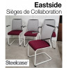 Fauteuils visiteur Steelcase Eastside empilables  siège accoudoirs occasion pas cher seconde main