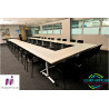 tables basculantes mobile Magencia  plateau blanc multifonctionnelle pour réception formation  espace de travail