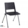 Chaise LINE neuve empilable noire pour salle de réunion