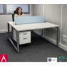 Bureau double Bench 1+1 — Actiu Vital Plus— 140×160  Occasion réemploie Loi Agec