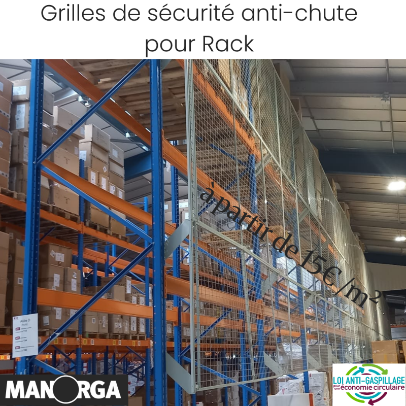 Grille de sécurité antichute Easy-Rack Manorga occasion éligible Agec